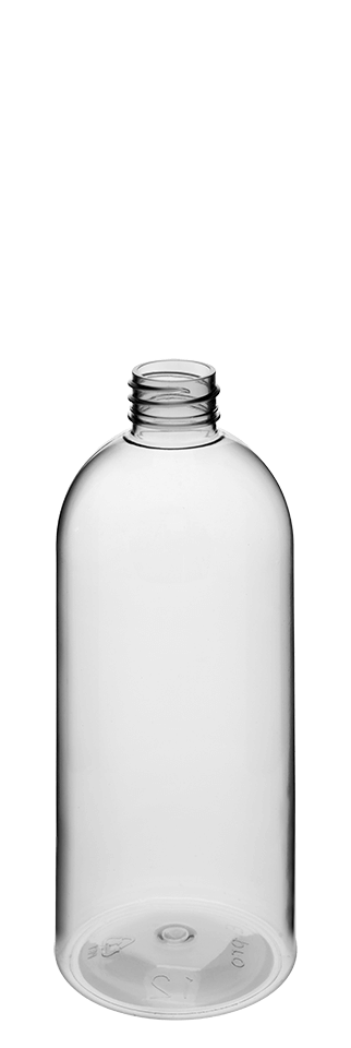 Okrągła butelka bostońska 500ml 28/410 PET bezbarwny W29,5g